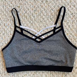 Reebok, Size S, gray sports bra